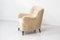 Danish Sheepskin Lounge Chair in the Style of Flemming Lassen, 1940s, Image 7