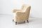 Danish Sheepskin Lounge Chair in the Style of Flemming Lassen, 1940s, Imagen 7