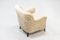 Danish Sheepskin Lounge Chair in the Style of Flemming Lassen, 1940s 13