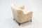 Danish Sheepskin Lounge Chair in the Style of Flemming Lassen, 1940s, Image 13