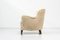 Danish Sheepskin Lounge Chair in the Style of Flemming Lassen, 1940s, Imagen 3