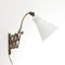 Italian Brass Scissor Sconce, 1950s, Image 5