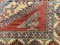 Vintage Afghan Kazak Medium Blue, Red, Beige Tribal Rug 205x132, Image 6