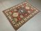 Vintage Afghan Kazak Medium Blue, Red, Beige Tribal Rug 175x122 cm 3