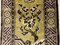 Chinesischer Pao Tao Vintage Teppich in Gold und Braun 145x68 cm 6