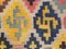 Tappeto Kilim vintage rustico, Medio Oriente, 275x132 cm, Immagine 7