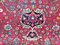 Antique Middle Eastern Kashan Handmade Natural Dye Wool Rug 214x146 cm, Image 8