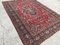 Antique Middle Eastern Kashan Handmade Natural Dye Wool Rug 214x146 cm 5