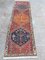 Alfombra de pasillo Heriz de Oriente Medio vintage, años 40, 245x75 cm, Imagen 8