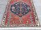 Alfombra de pasillo Heriz de Oriente Medio vintage, años 40, 245x75 cm, Imagen 2