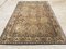 Handgefertigter antiker orientalischer orientalischer Pflanzenwolle Teppich 225x139 cm 1