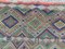 Alfombra Kilim marroquí vintage de lana 112x112 cm, Imagen 8