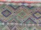 Vintage Moroccan Wool Kilim Rug 112x112 cm 8