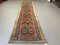 Vintage Malayer Vegetable Dye Woolen Handmade Tribal Runner Rug 340 x 85 cm 1