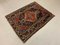 Small Antique Malayer Navy and Red Jozan Rug 144x110 3
