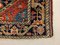 Petit Tapis Malayer Marine et Rouge Jozan Antique 144x110 4