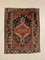 Small Antique Malayer Navy and Red Jozan Rug 144x110 1