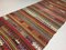 Large Vintage Turkish Kilim Rug 420x154cm, Image 9