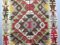 Tappeto grande shabby Kilim vintage 413x127cm, Turchia, Immagine 5