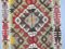 Tappeto grande shabby Kilim vintage 413x127cm, Turchia, Immagine 6