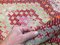 Türkischer Vintage Kelim Wollteppich aus Shabby 147x102cm 11