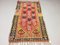 Türkischer Vintage Shebby Kilim Teppich aus Wolle 150x88cm 3