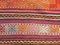 Vintage Turkish Wool Shabby Kilim Rug 206x142cm 6