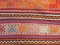 Vintage Turkish Wool Shabby Kilim Rug 206x142cm, Immagine 6