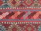 Tappeto Kilim vintage 95x93cm shabby di lana, Turchia, Immagine 6