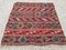 Vintage Turkish Shabby Woolen Kilim Rug 95x93cm, Image 3