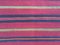 Vintage Turkish Shabby Wool Kilim Rug 255x220 cm 5