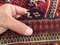 Alfombra Turkoman vintage tradicional hecha a mano de 184x124 cm, Imagen 11