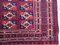 Alfombra Turkoman vintage tradicional hecha a mano de 184x124 cm, Imagen 7