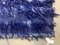 Vintage Turkish Blue Shabby Wool Rug 200 x 125 cm 7