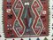 Türkischer Mittlerer Marokkanischer Mid-Shepy Kilim Teppich mit Schusadenborte 165x100cm 6