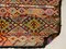 Small Vintage Turkish Moroccan Shabby Wool Kilim Rug 116x94 cm 6