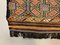 Small Vintage Turkish Moroccan Shabby Wool Kilim Rug 116x94 cm, Image 8