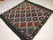 Türkischer Marokkanischer Vintage Shabby Quadratischer Kilim Teppich 165x158cm 2