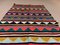 Grand Tapis Kilim Vintage en Laine Colorée, Turquie 290x123 cm 5