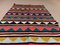 Large Vintage Turkish Colorful Wool Kilim Rug 290x123 cm, Image 5