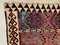 Vintage Turkish Moroccan Medium Sized Shabby Wool Kilim Rug 201x123 cm 4