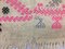 Türkischer Mittelgroßer Vintage Shabby Kilim Teppich aus Mahagoni, 187x101cm 7