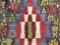 Türkischer Mittelgroßer Vintage Shabby Kilim Teppich aus Marokko in 180x125cm Größe 7