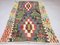 Türkischer Mittelgroßer Vintage Shabby Kilim Teppich aus Marokko in 180x125cm Größe 1
