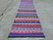 Vintage Turkish Shabby Kilim Rug Runner 340x93 cm, Image 3