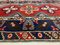 Tappeto tribale vintage colorante con superficie a forma di tacchino 195x128 cm, Turchia, Immagine 8