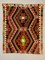 Large Vintage Turkish Square Wool Kilim Rug 190 x 155 cm 1