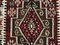 Türkischer Vintage Shabby Kilim Teppich mittlerer Größe 230 x 113 cm 5