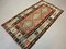 Vintage Turkish Medium Sized Shabby Kilim Rug 185x98 cm 2