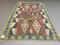 Vintage Turkish Medium Sized Shabby Kilim Rug 165x111 cm 4